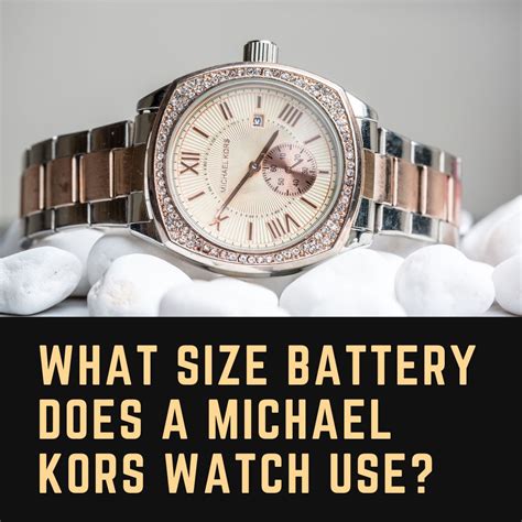 michael kors crosby battery size|Michael Kors Watch Batteries: A Comprehensive Guide.